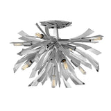 Vida Large Semi-Flush Mount - Glacial - by Fredrick Ramond
