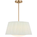 Vilera Three Light Pendant Satin Brass By Generation Lighting