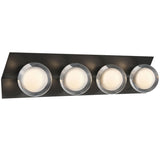 Vinci Vanity Light Metallic Black 4 Lights By Lib And Co