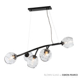 Vine Pendant, shown in Black, by Hubbardton Forge
