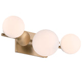 Vine Vanity Light 3 Lights Gold By Eurofase