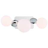 Vine Vanity Light 3 Lights Nickel By Eurofase Front View 1