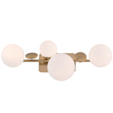 Vine Vanity Light 4 Lights Gold By Eurofase