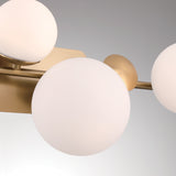 Vine Vanity Light 4 Lights Gold By Eurofase Lifestyle View 1