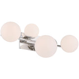 Vine Vanity Light 4 Lights Nickel By Eurofase