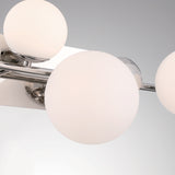 Vine Vanity Light 4 Lights Nickel By Eurofase Lifestyle View