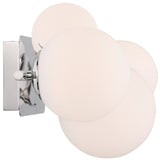 Vine Vanity Light 4 Lights Nickel By Eurofase Side View