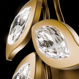 Vinessa Wall Sconce Aged Brass By Schonbek Forever Detailed View