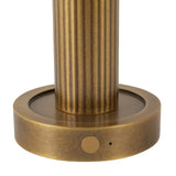 Vintage Brass/Glossy Glass 5inch Vienna Table Lamp by Alora Lighting Details