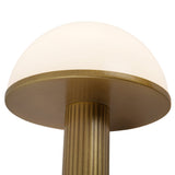Vintage Brass/Glossy Glass 5inch Vienna Table Lamp by Alora Lighting Details