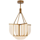 Vintage Brass 24inch Anders Chandelier by Alora Lighting