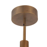 Vintage Brass 24inch Anders Chandelier by Alora Lighting Details
