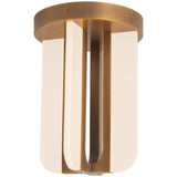 Vintage Brass 8inch Anders Semi-Flush Mount by Alora Lighting