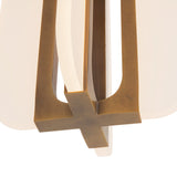 Vintage Brass 8inch Anders Semi-Flush Mount by Alora Lighting Details
