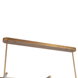 Vintage Brass Anders Linear Pendant by Alora Lighting Details