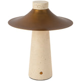Vintage Brass Hagen Table Lamp by Alora Lighting