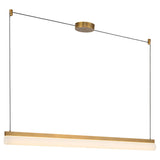 Vintage Brass Nio Linear Pendant by Kuzco Lighting