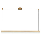 Vintage Brass Nio Linear Pendant by Kuzco Lighting
