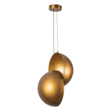 Vintage Brass Void Pendant by Kuzco Lighting