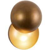 Vintage Brass Void Wall Sconce by Kuzco Lighting