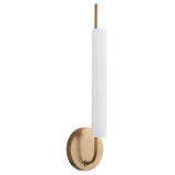Vintage Brass Wick Wall Sconce by Kuzco Lighting