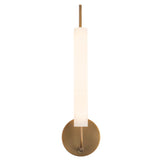 Vintage Brass Wick Wall Sconce by Kuzco Lighting