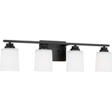 Vinton Wall Sconce — 29 Inch, Midnight Black