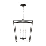 Viota Lantern Pendant — 18", Aged Iron