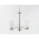 Vital Chandelier Satin Nickel by Maxim Lighting