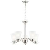 Vital Chandelier Satin Nickel by Maxim Lighting