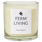 Vitto Scented Candle Light Celedon Large By Ferm Living - Front View