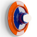 Voila Wall Sconce Orange Fox Blue By Ferroluce