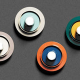 Voila Wall Sconce Petrol Green Yellow By Ferroluce - Lifestyle View2