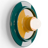 Voila Wall Sconce Petrol Green By Ferroluce