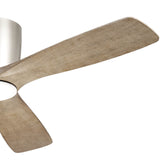 Volos 54” Ceiling Fan Brushed Nickel By Kichler - Side View