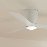 Volos 54” Ceiling Fan Matte White By Kichler - Lifestyle View1