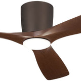 Volos 54” Ceiling Fan Satin Natural Bronze By Kichler - Detailed View