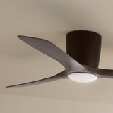 Volos 54” Ceiling Fan Satin Natural Bronze By Kichler - Lifestyle View1
