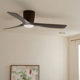 Volos 54” Ceiling Fan Satin Natural Bronze By Kichler - Lifestyle View2
