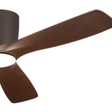 Volos 54” Ceiling Fan Satin Natural Bronze By Kichler - Side View