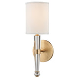 Volta Wall Sconce - Aged Brass by Hudson Valley