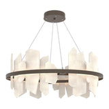 Volterra Circular Chandelier - Bronze