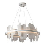 Volterra Circular Chandelier - White