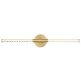 Volterra LED Vanity Light Brushed Gold By LibCo