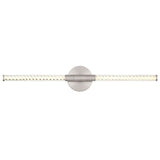 Volterra LED Vanity Light Brushed Nicekl By LibCo