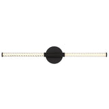 Volterra LED Vanity Light Matte Black By LibCo
