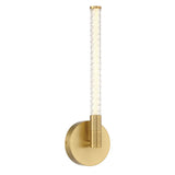 Volterra LED Wall Light Brushed Gold By Lib And Co Side View
