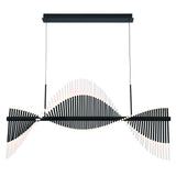 Voltik LED Chandelier Medium Black By Eurofase