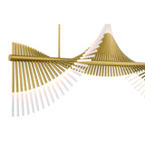 Voltik LED Chandelier Medium Gold By Eurofase With Light