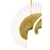 Voltik LED Chandelier Small Gold By Eurofase Detailed View